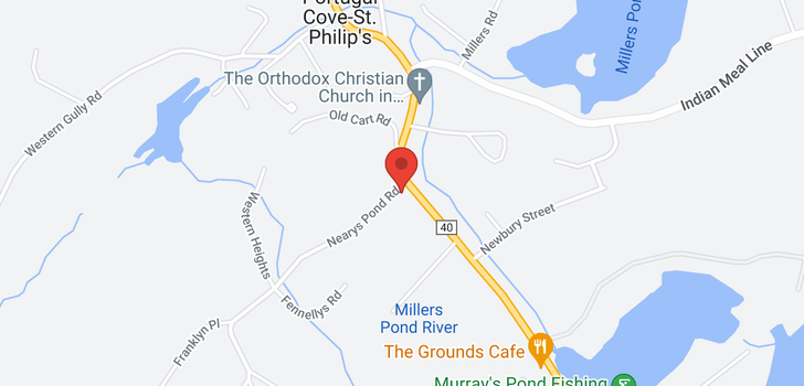 map of 1589 Portugal Cove Road